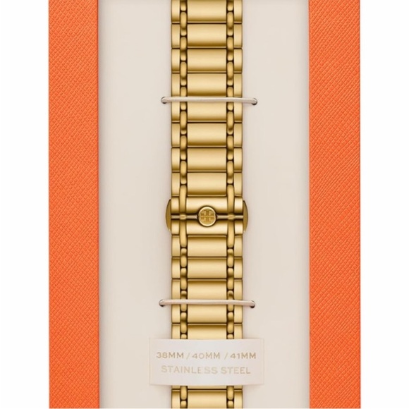 Tory Burch Miller Gold Bracelet Apple Watch Strap 38mm 40mm 41mm 42mm TBS0094 main image 6